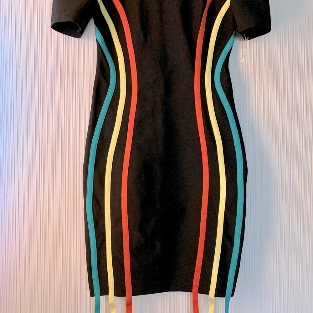 Off-the-shoulder Black Fashion Nova bandage dress